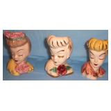 Head vase collection