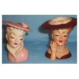 Head vase collection