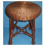 wicker stool