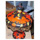 Painted Halloween Lamp