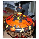 Painted Halloween Lamp