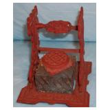 Wrought iron inkwell
