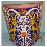 1900 Native beaded baby carrier