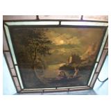 Hidden picture stained glass panel