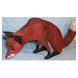 Folk Art Wood Fox