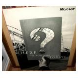 Vintage Microsoft Trade Show ads