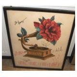 Autographed Revivalists concert poster