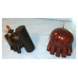 African figural whistles,