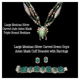 Mexico Silver jewelry set