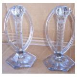 crystal candlesticks