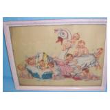 mother goose nursery print