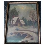 oil on board Eakland