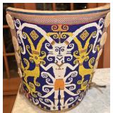 antique tribal beaded baby carrier