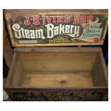 wood bakery box