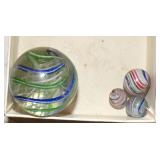antique handmade marbles