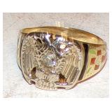 gold Masonic ring