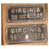 vintage license plates