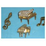 Figural Music Pins