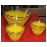 mid century salad set