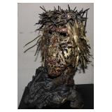 Artist metal sculpture