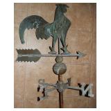 Copper weathervane