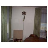 ART Deco wALL Clock 12 30 AM sAT