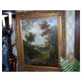 Very large oil painting