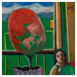 5226889: Nahum Tschacbasov (American, b. Russia, 1899-1984), Untitled, Oil on Masonite, c. 1950