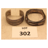 Sterling Cuff and Bangle