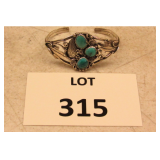 Sterling Turquoise Cuff