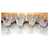 Large Quantity of Waterford Crystal - many sized Glasses - to be Sold in sets