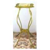 Brass and Onyx Stand