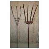 Wooden Hay Forks