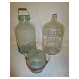 Large Old Glass Bottles