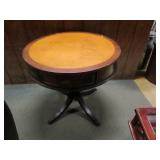 Round Mahogany Stand