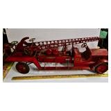 32” Sturditoy Pressed Steel Water Tower Firetruck