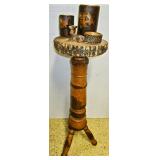 Adirondack Style Smoking Stand w/Indian motif
