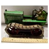 7.5" Arcade Cast Iron Bull Dozer