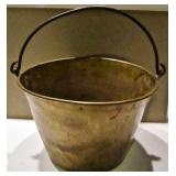 Brass Pail Dated 1886