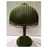 Wicker Table Lamp