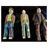 Carved Folk Art Figures
