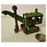 Green Cast Iron Steam Shovel