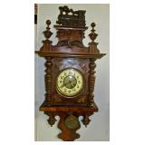 German Railroad Regulator Clock Steam Engine Finial w/Logo