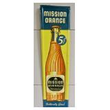 Mission Orange Tin Sign