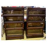 Pair of Oak Barrister Bookcase