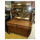 2 over 2 dresser with large mirror