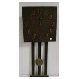 Mission Oak Wall Clock