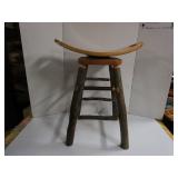 Adirondack stool with swivel seat
