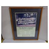 1955 Brooklyn Dodgers Wold Champions Poster