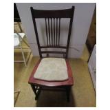 large slat back rocker